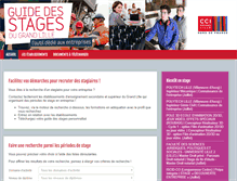 Tablet Screenshot of grandlille-stages.com